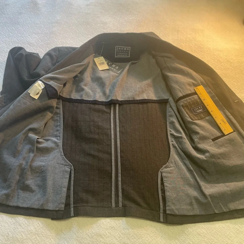 Jachs Charcoal Sport‎ Coat Blazer Size Medium  NWT